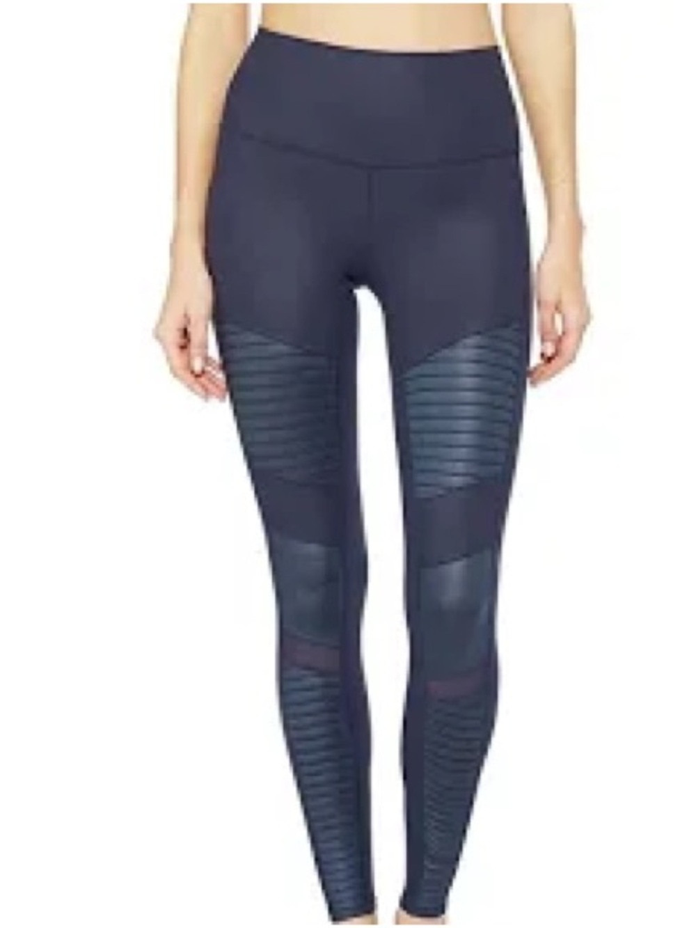 Alo high waisted Navy Moto Leggings